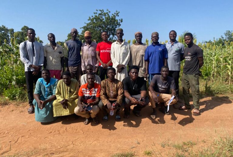 MIL trains women and youth in seed production, organic fertilizer production, biochar use, GAPs, mechanization exposure, and agribusiness orientation.